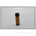 heat resistant PTFE septa Sample Glass Vials 15mm , amber c